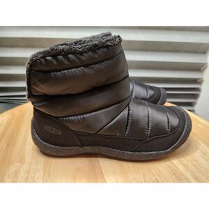 KEEN Women's Howser Fold Down Indoor Outdoor Boot 7.5 Black